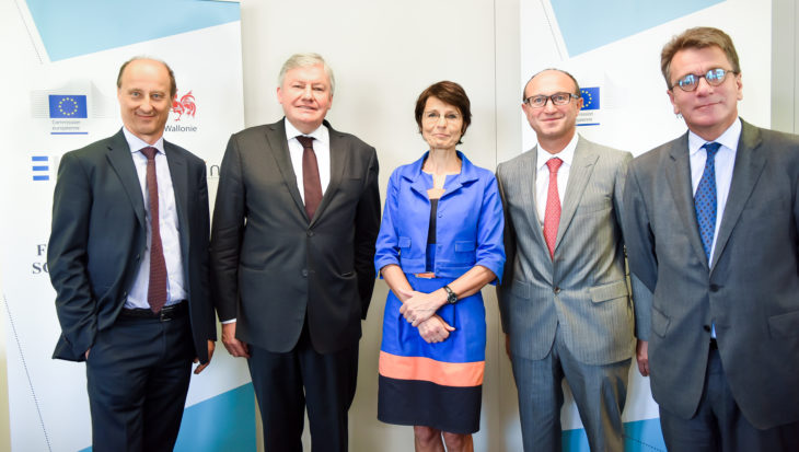 Alessandro Tappi , Jean-Claude Marcourt, Marianne Thyssen , Jean-Sebastien Belle , Jean-Pierre Di Bartolomeo